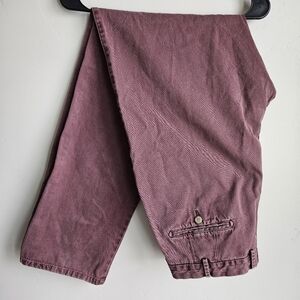 Peter Millar Maroon Pants 36×34 Washed Pima Cotton